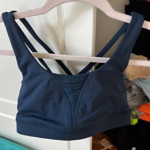 blue lulu sports bra